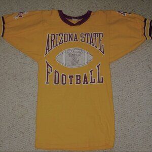 ASU Arizona State University Sun Devils Wilson Football Size Small Shirt VINTAGE